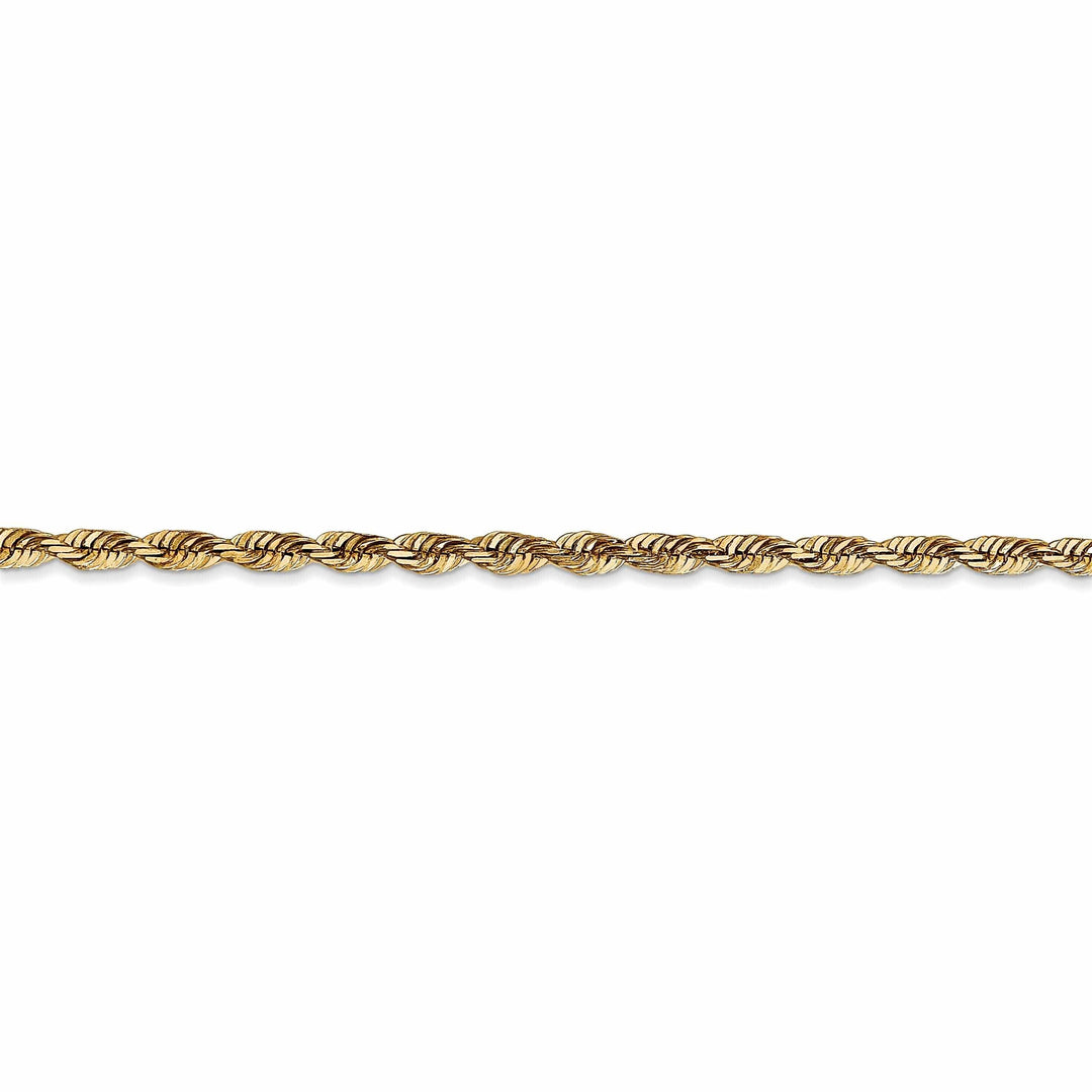 Lovely Rita's Chains 10k Yellow Gold 2.8m DC Lightweight Rope Chain