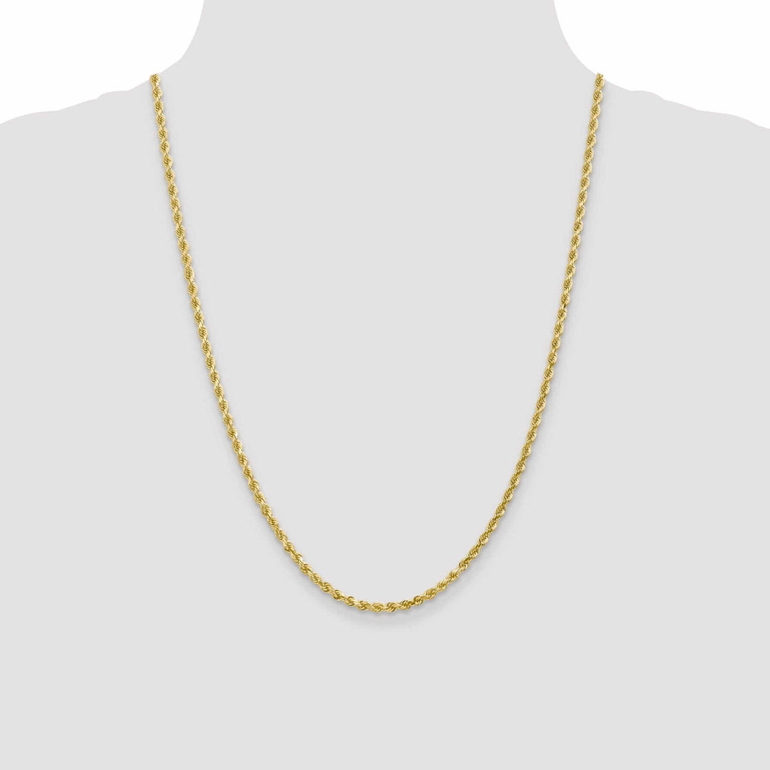Lovely Rita's Chains 10k Yellow Gold 3.00mm D.C Rope Chain
