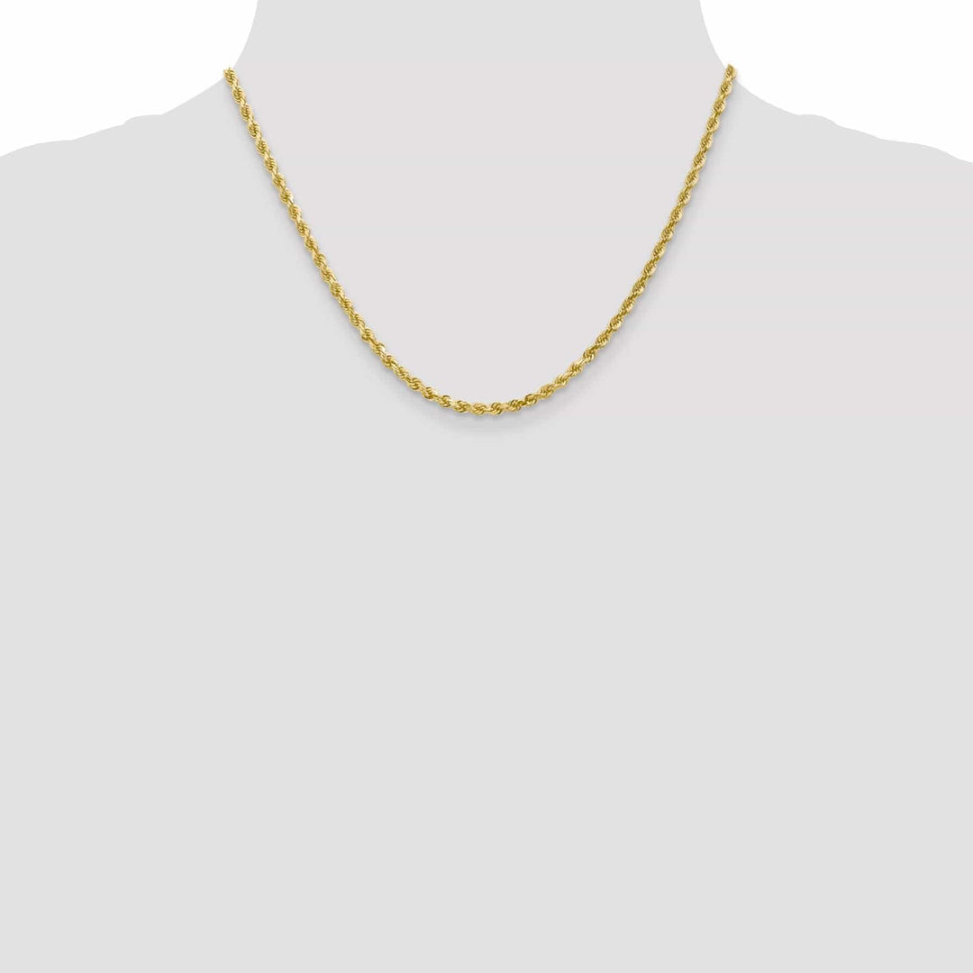 Lovely Rita's Chains 10k Yellow Gold 3.00mm D.C Rope Chain