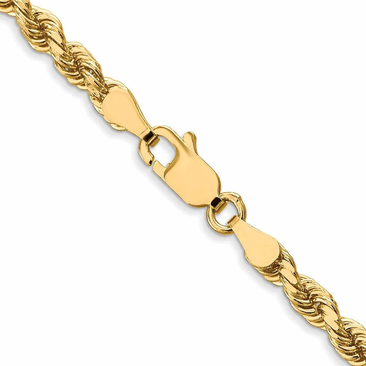 Lovely Rita's Chains 10k Yellow Gold 3.5mm D.C Rope Chain