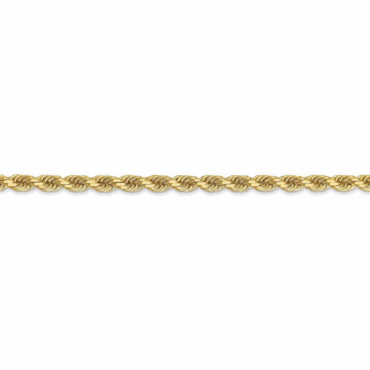 Lovely Rita's Chains 10k Yellow Gold 3.5mm D.C Rope Chain