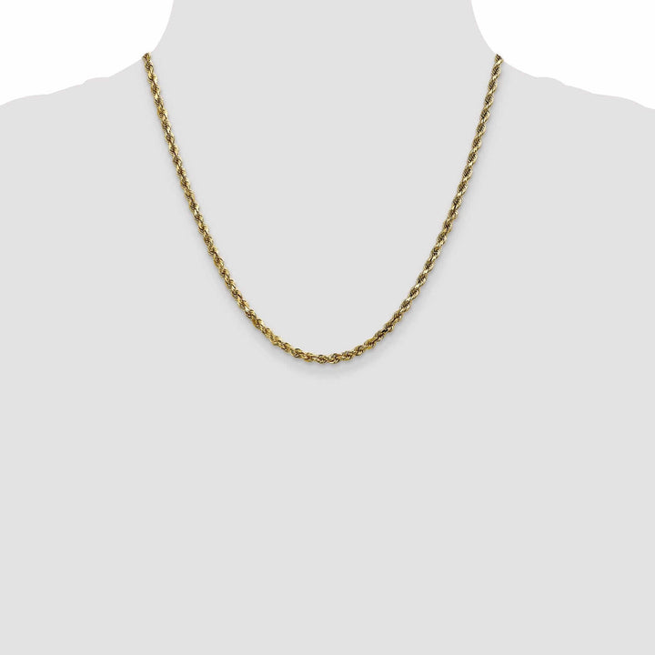 Lovely Rita's Chains 10k Yellow Gold 3.5mm D.C Rope Chain