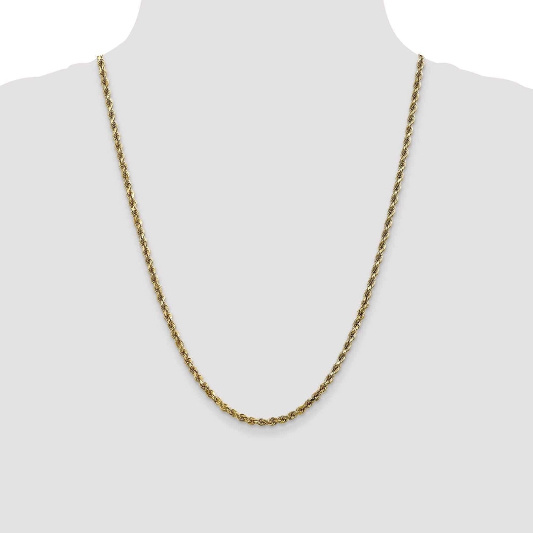 Lovely Rita's Chains 10k Yellow Gold 3.5mm D.C Rope Chain