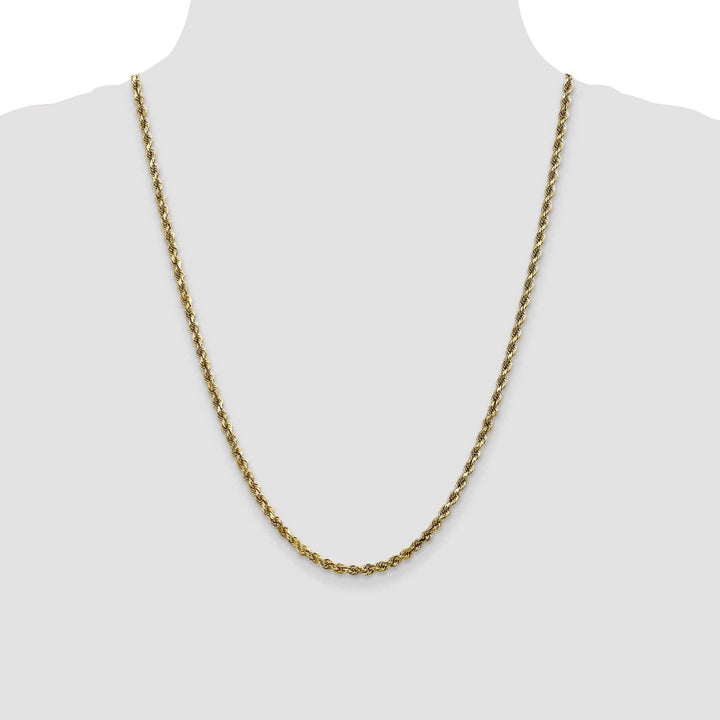 Lovely Rita's Chains 10k Yellow Gold 3.5mm D.C Rope Chain