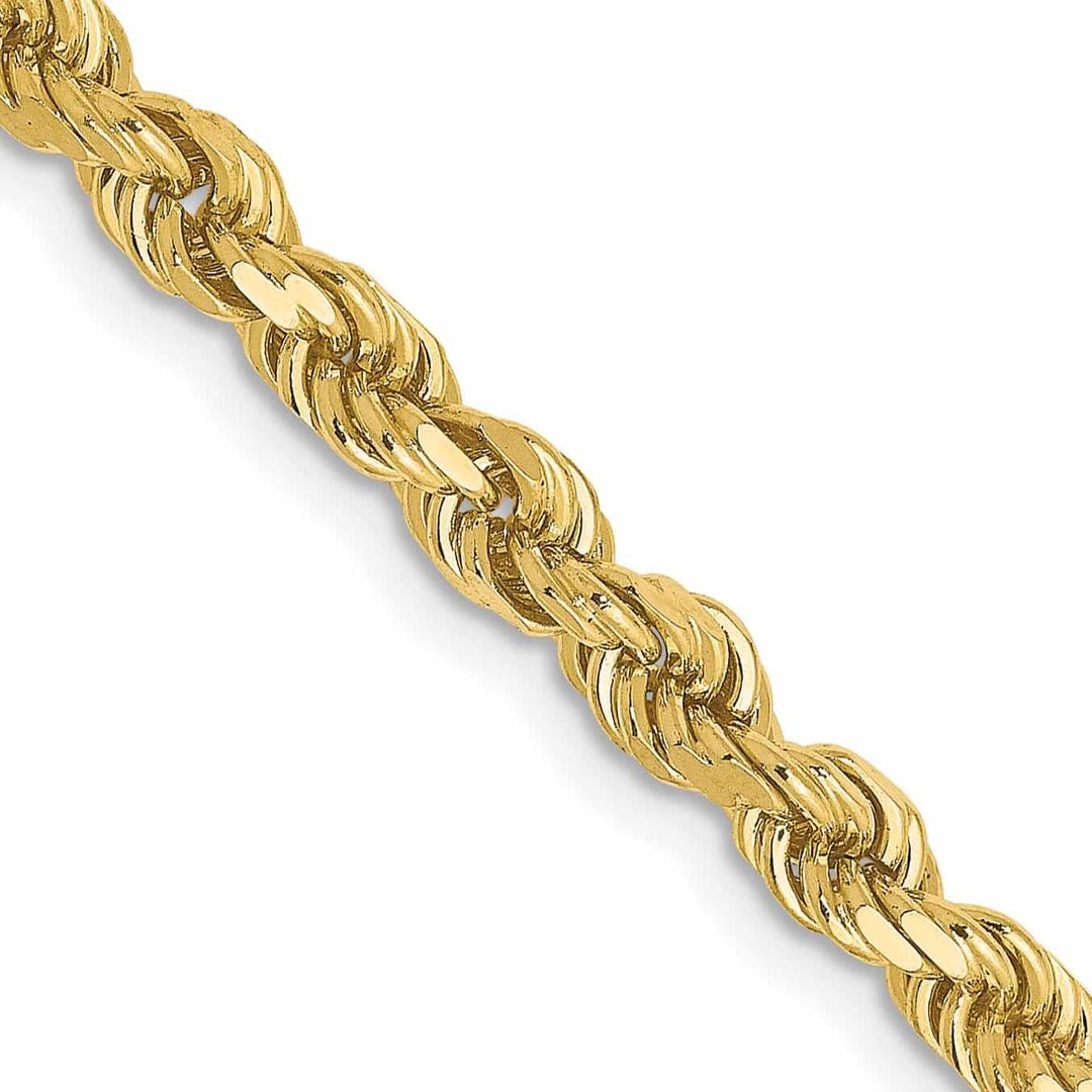 Lovely Rita's Chains 10k Yellow Gold 3.5mm D.C Rope Chain
