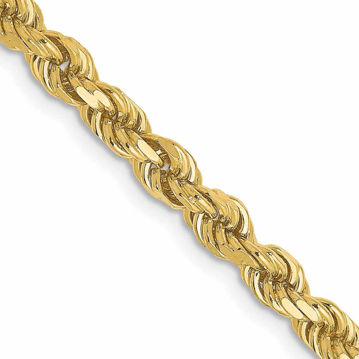 Lovely Rita's Chains 10k Yellow Gold 3.5mm D.C Rope Chain