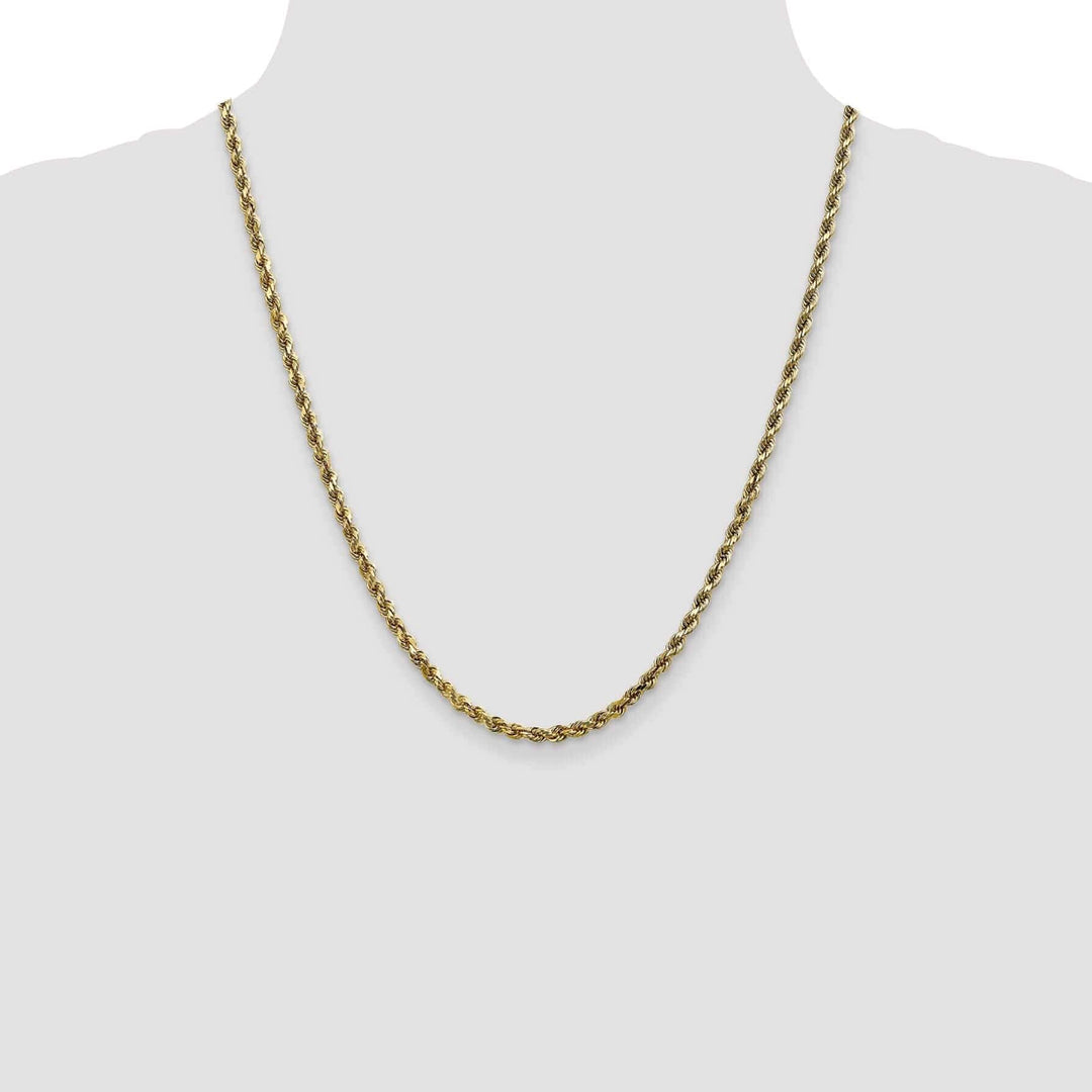 Lovely Rita's Chains 10k Yellow Gold 3.5mm D.C Rope Chain