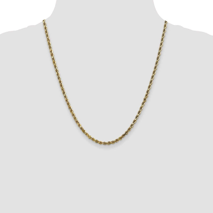 Lovely Rita's Chains 10k Yellow Gold 3.5mm D.C Rope Chain