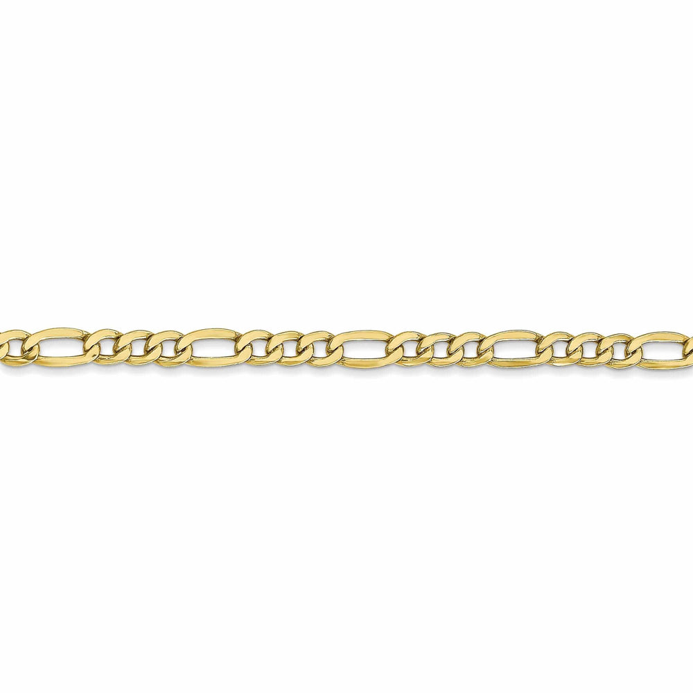 Lovely Rita's Chains 10k Yellow Gold 3.5mm Semi-Solid Figaro Chain