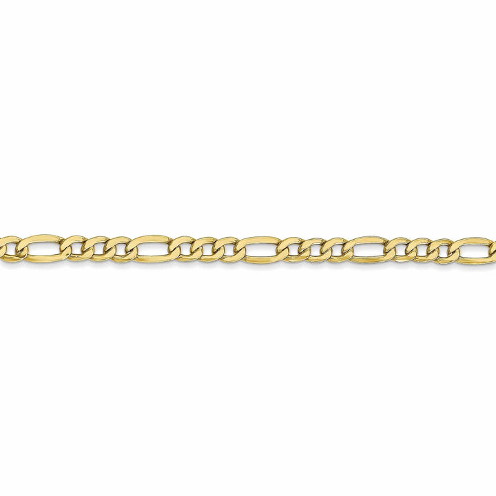 Lovely Rita's Chains 10k Yellow Gold 3.5mm Semi-Solid Figaro Chain