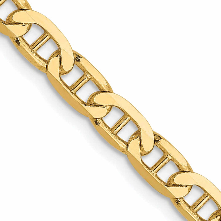 Lovely Rita's Chains 10k Yellow Gold 3.75mm Concave Anchor Chain
