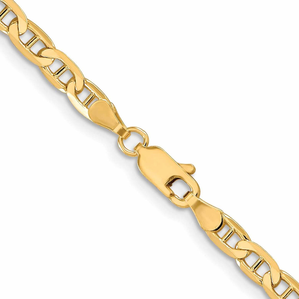 Lovely Rita's Chains 10k Yellow Gold 3.75mm Concave Anchor Chain