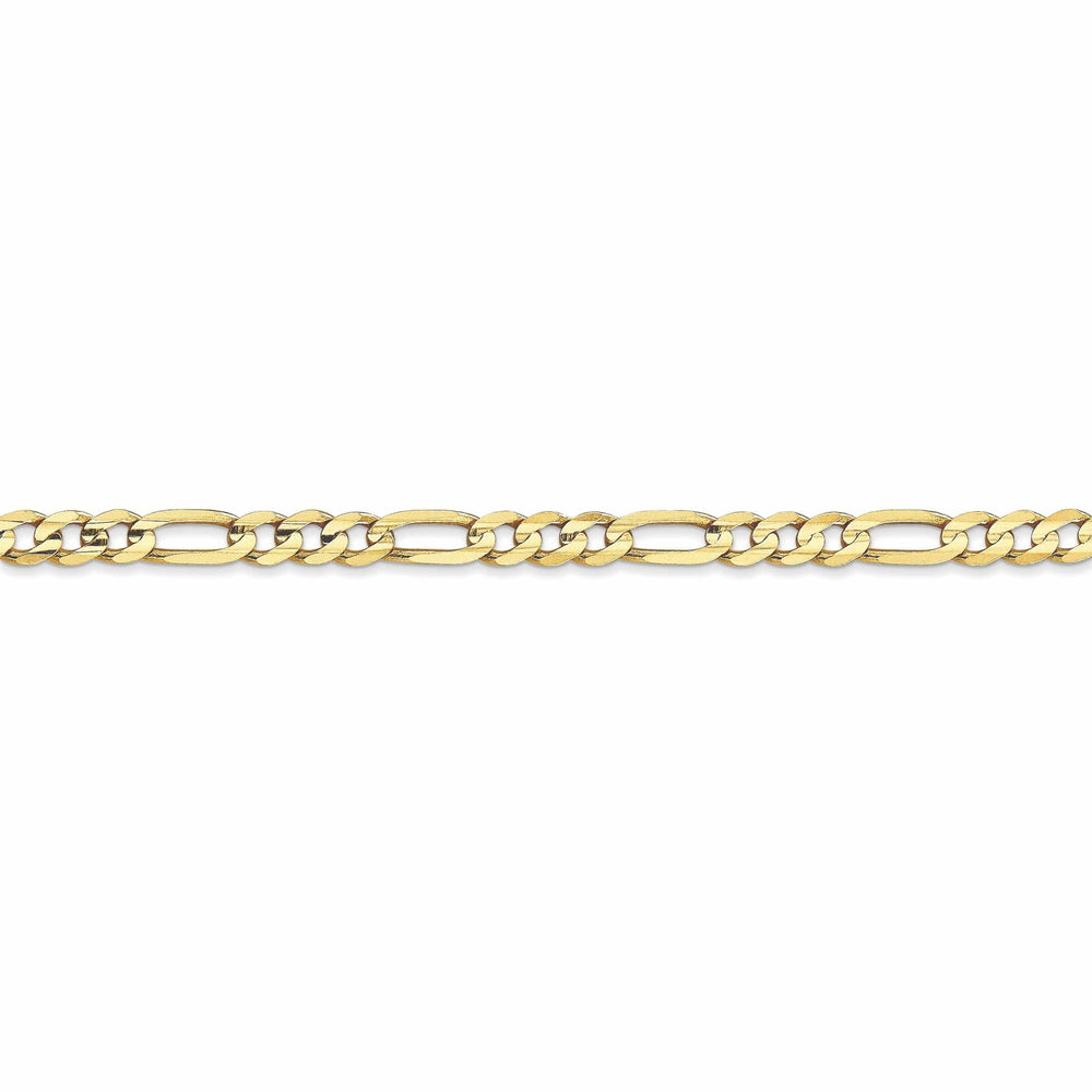 Lovely Rita's Chains 10k Yellow Gold 4.0mm Concave Figaro Chai