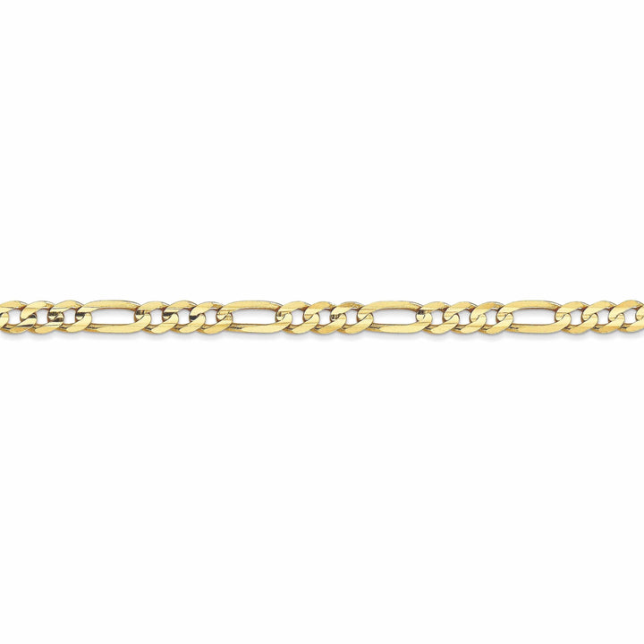 Lovely Rita's Chains 10k Yellow Gold 4.0mm Concave Figaro Chai