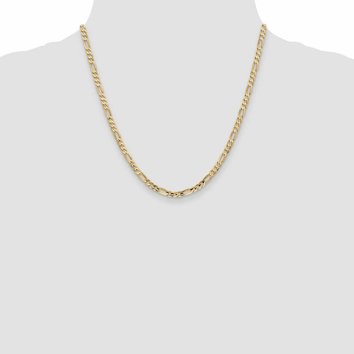 Lovely Rita's Chains 10k Yellow Gold 4.0mm Concave Figaro Chain