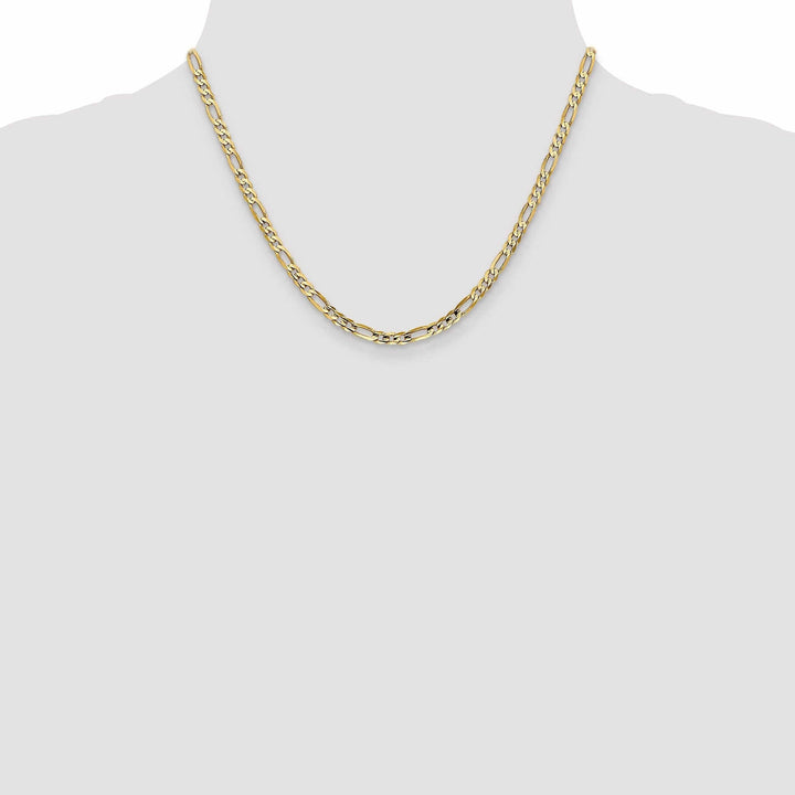Lovely Rita's Chains 10k Yellow Gold 4.0mm Concave Figaro Chain