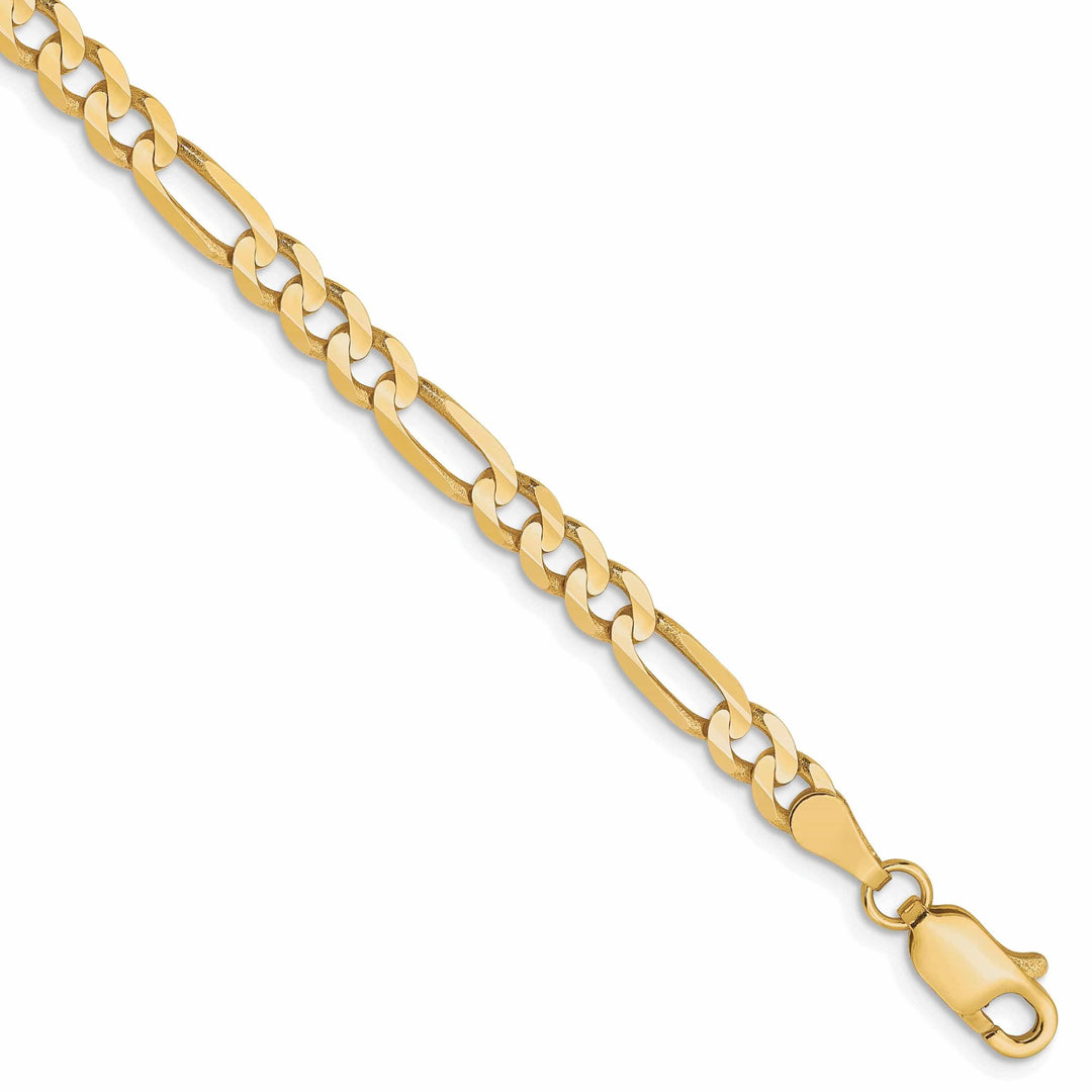 Lovely Rita's Chains 10k Yellow Gold 4.0mm Concave Figaro Chain