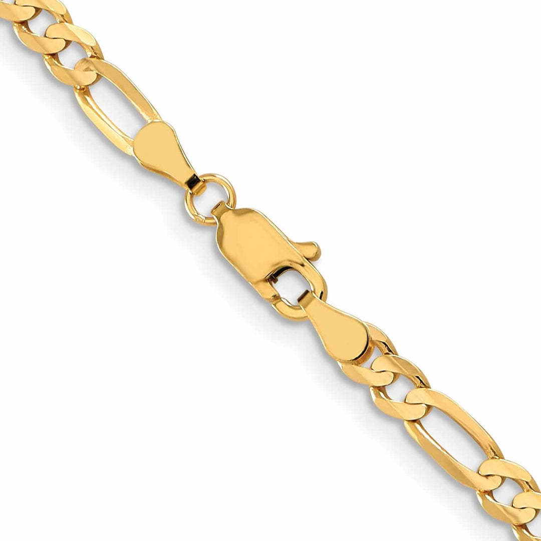 Lovely Rita's Chains 10k Yellow Gold 4.0mm Concave Figaro Chain