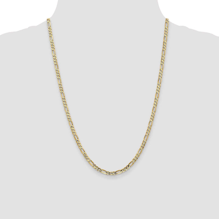 Lovely Rita's Chains 10k Yellow Gold 4.0mm Concave Figaro Chain