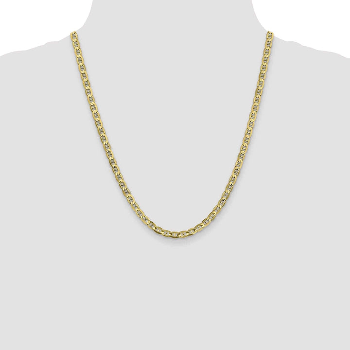 Lovely Rita's Chains 10k Yellow Gold 4.5mm Concave Anchor Chain
