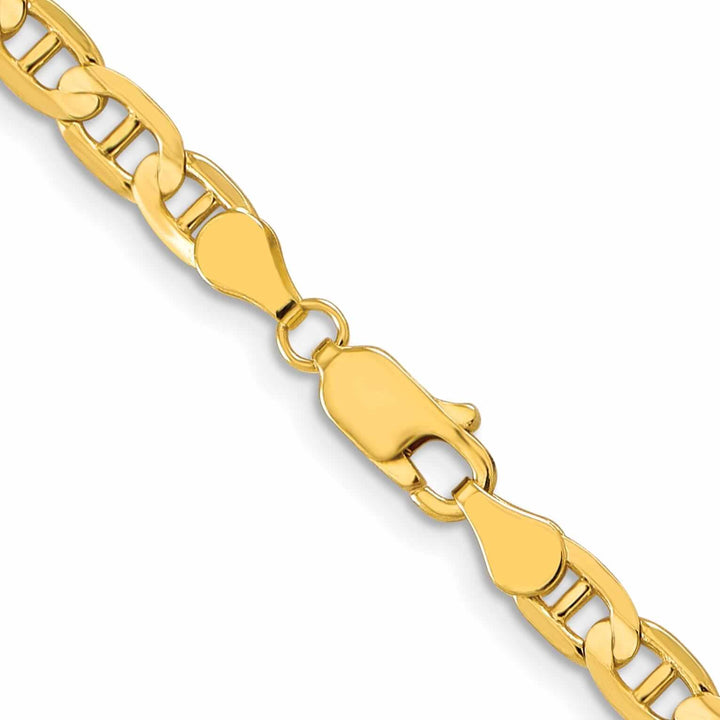 Lovely Rita's Chains 10k Yellow Gold 4.5mm Concave Anchor Chain