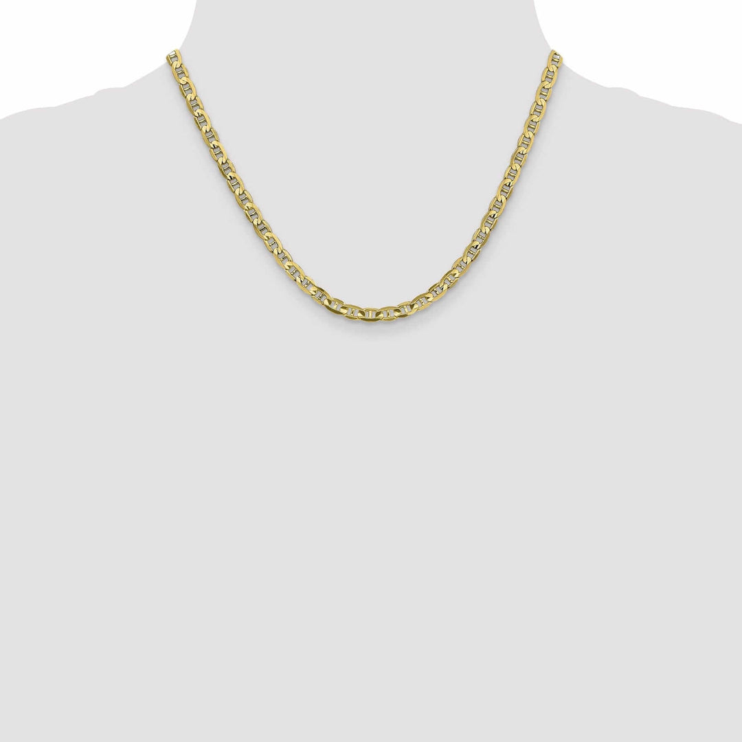 Lovely Rita's Chains 10k Yellow Gold 4.5mm Concave Anchor Chain