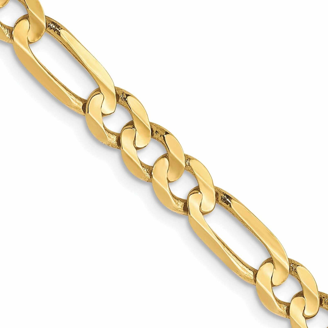 Lovely Rita's Chains 10k Yellow Gold 4.5mm Light Figaro Chain