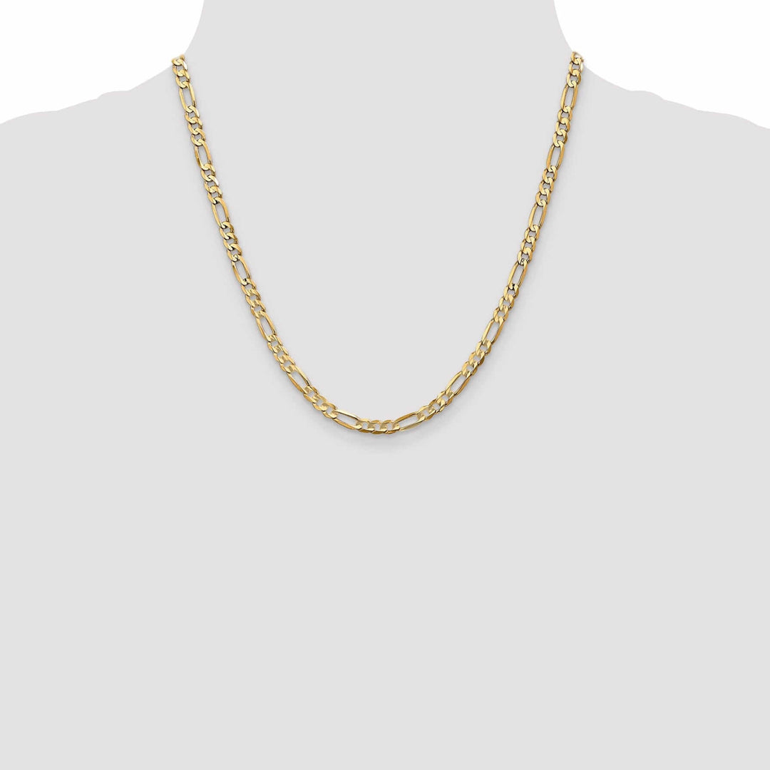 Lovely Rita's Chains 10k Yellow Gold 4.5mm Light Figaro Chain