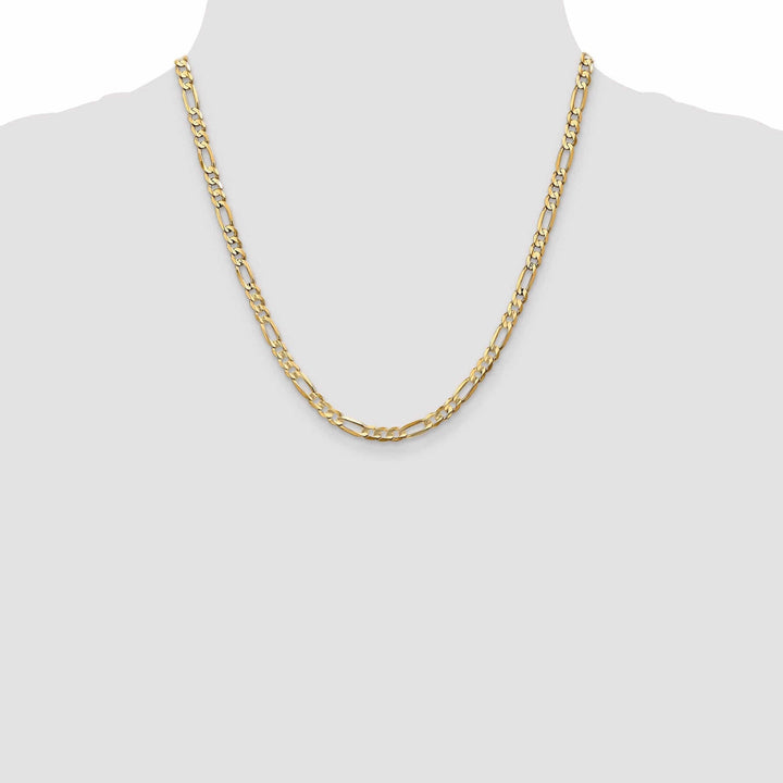 Lovely Rita's Chains 10k Yellow Gold 4.5mm Light Figaro Chain