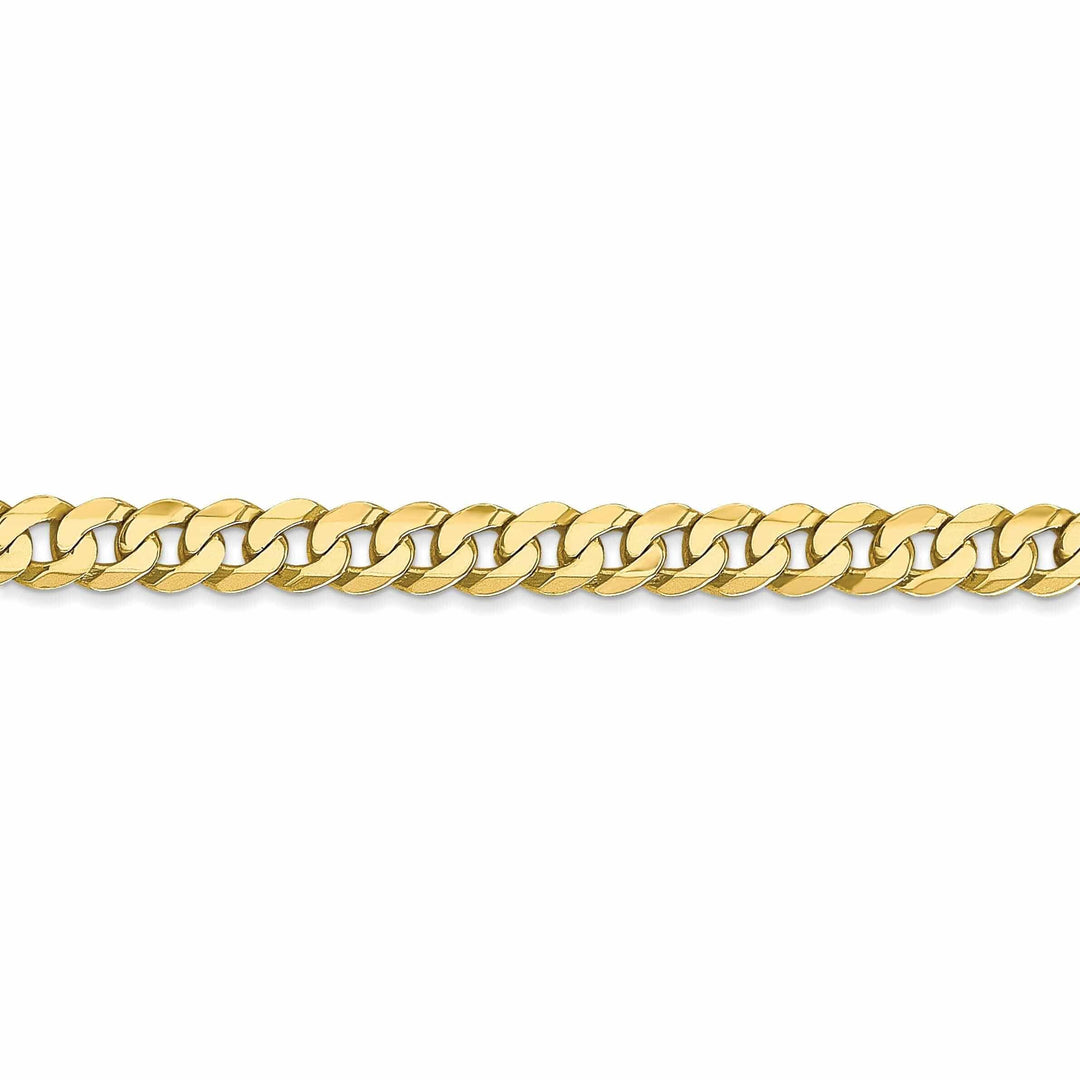 Lovely Rita's Chains 10k Yellow Gold 4.6mm Flat Beveled Curb Chain