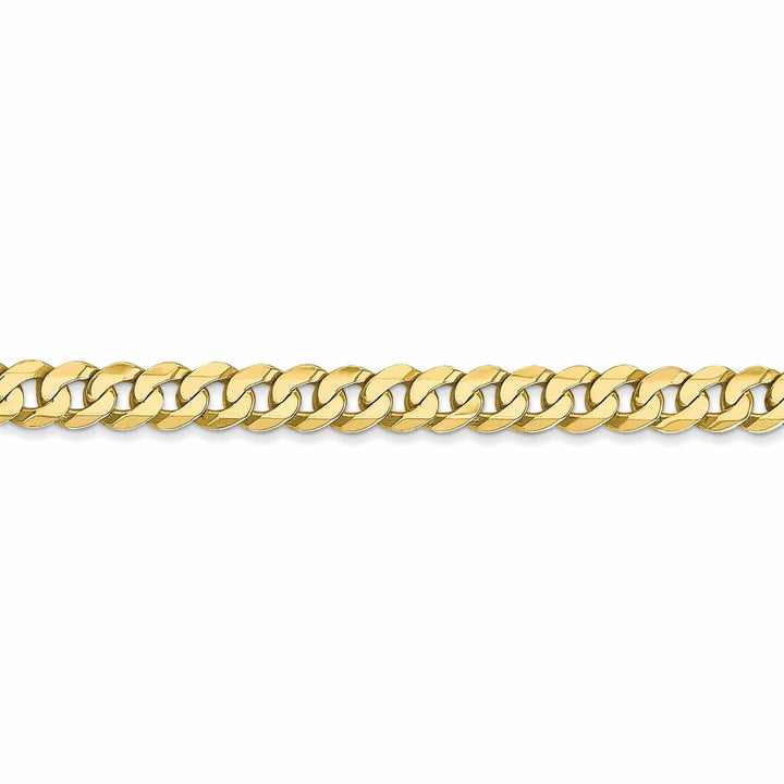 Lovely Rita's Chains 10k Yellow Gold 4.6mm Flat Beveled Curb Chain