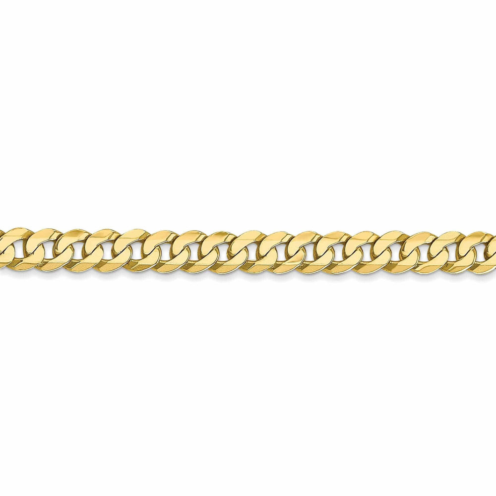 Lovely Rita's Chains 10k Yellow Gold 4.6mm Flat Beveled Curb Chain