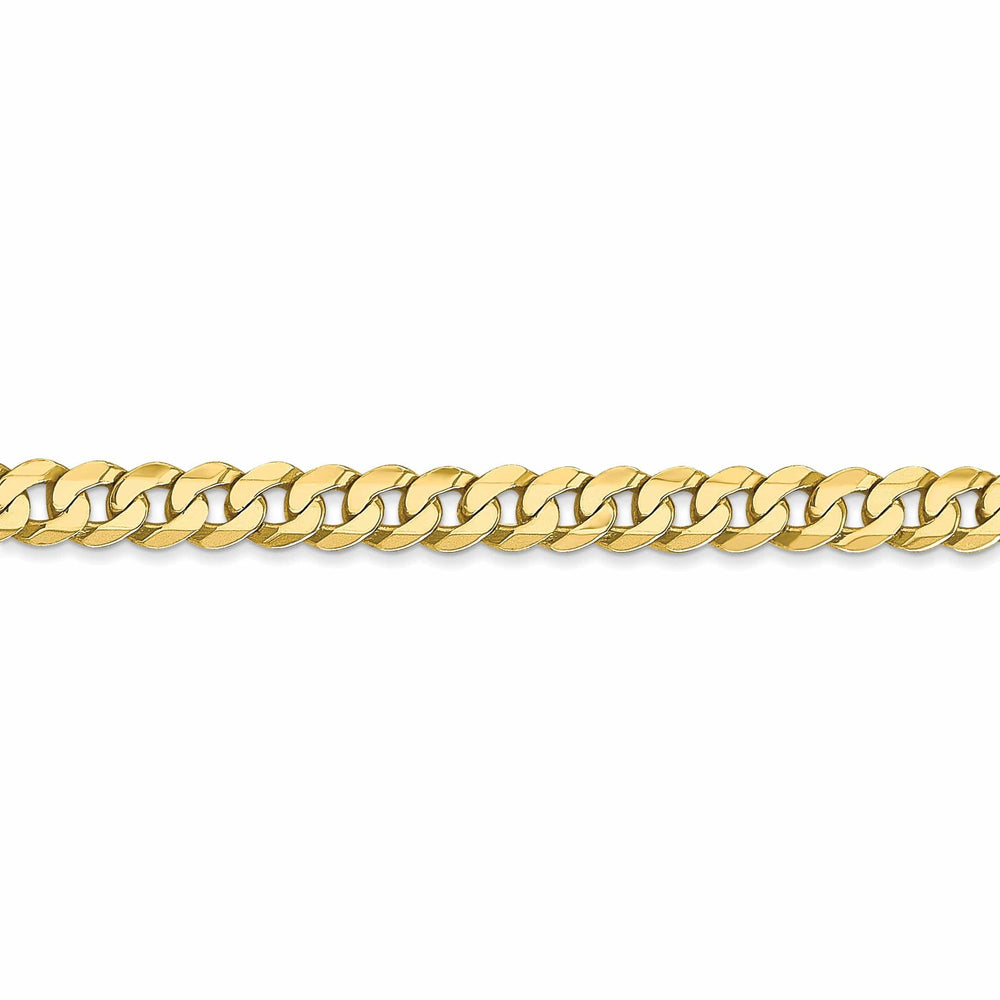 Lovely Rita's Chains 10k Yellow Gold 4.6mm Flat Beveled Curb Chain