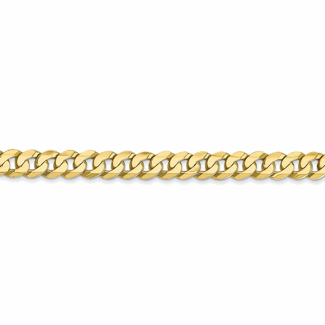 Lovely Rita's Chains 10k Yellow Gold 4.6mm Flat Beveled Curb Chain