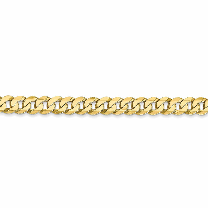 Lovely Rita's Chains 10k Yellow Gold 4.6mm Flat Beveled Curb Chain