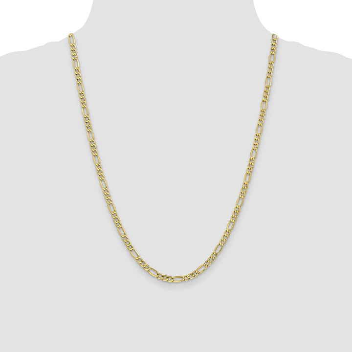 Lovely Rita's Chains 10k Yellow Gold 4.75mm Semi-Solid Figaro Chain