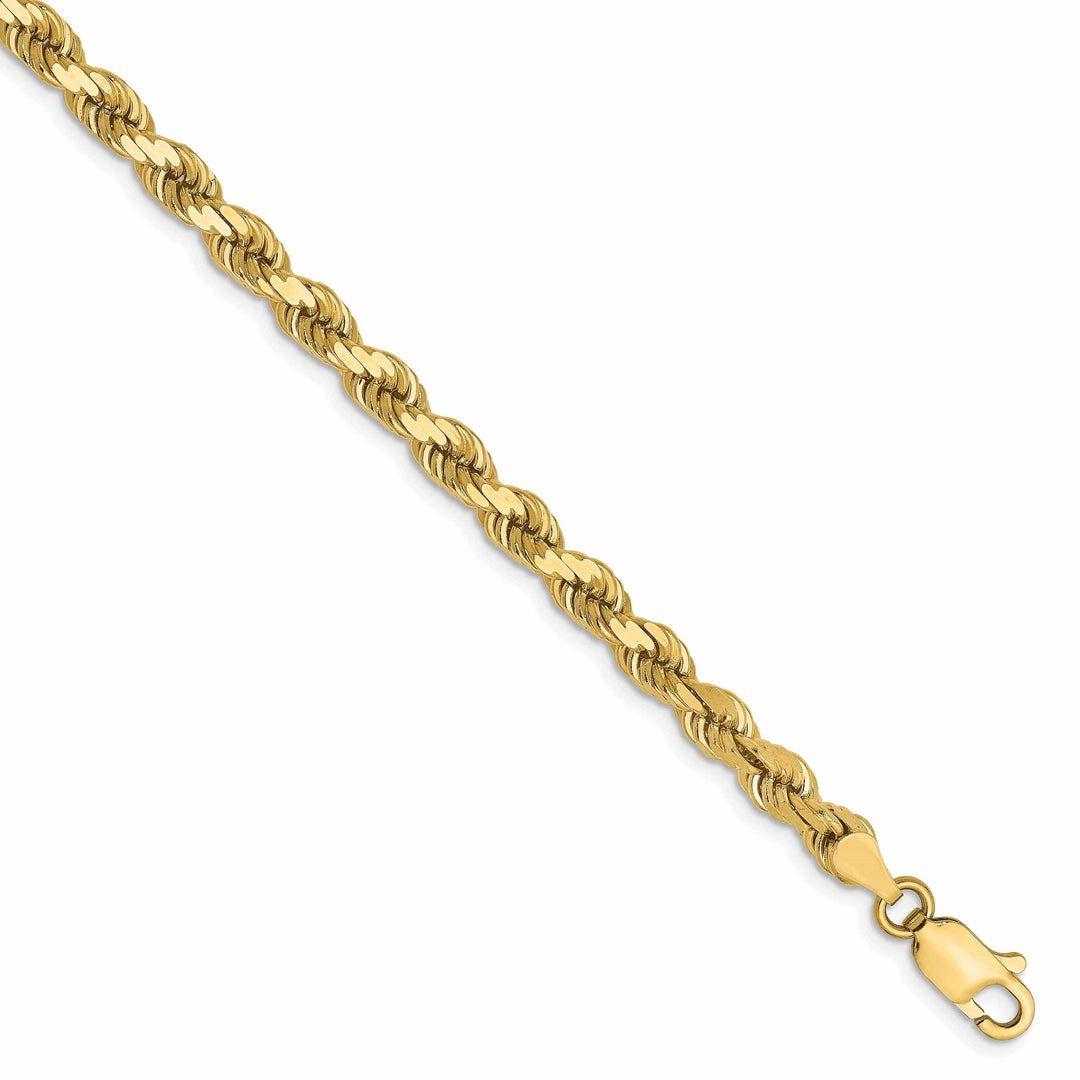 Lovely Rita's Chains 10k Yellow Gold 4mm D.C Rope Chain