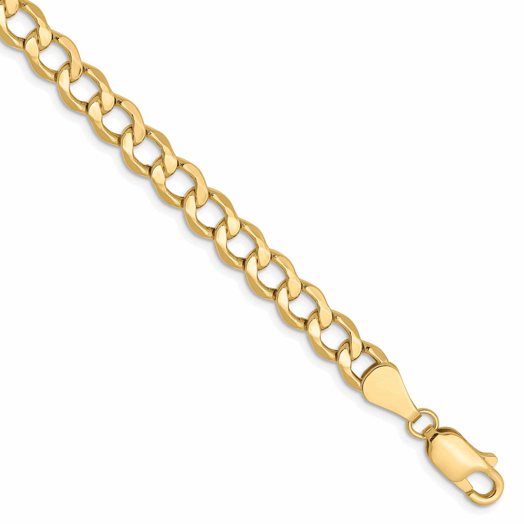 Lovely Rita's Chains 10k Yellow Gold 5.25m SemiSolid Curb Link Chain