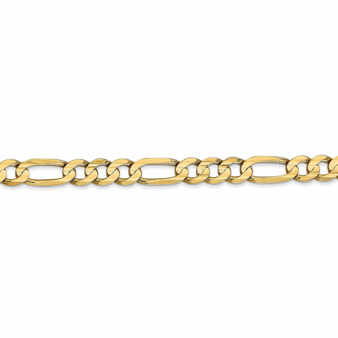 Lovely Rita's Chains 10k Yellow Gold 5.25mm Concave Figaro Chain