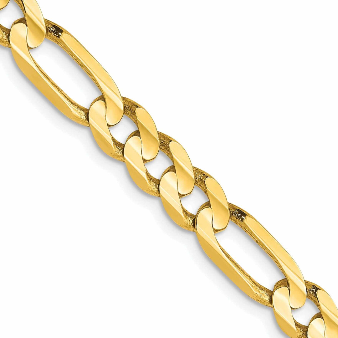 Lovely Rita's Chains 10k Yellow Gold 5.25mm Concave Figaro Chain
