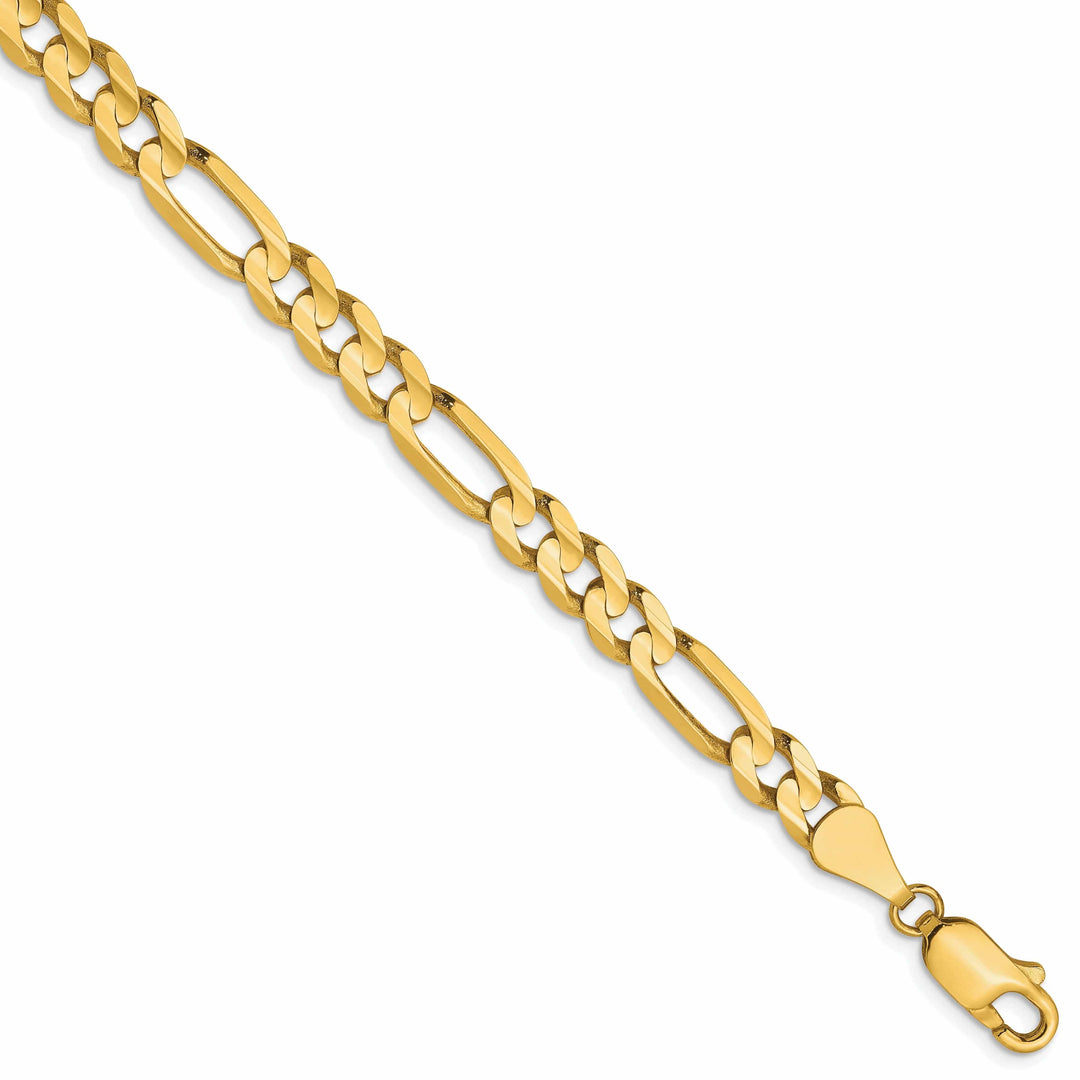 Lovely Rita's Chains 10k Yellow Gold 5.25mm Concave Figaro Chain