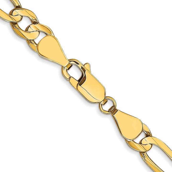 Lovely Rita's Chains 10k Yellow Gold 5.25mm Concave Figaro Chain