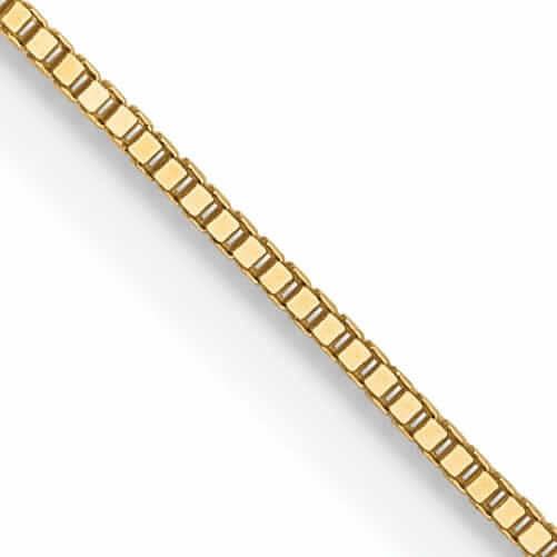 Lovely Rita's Chains 10k Yellow Gold .5 mm Baby Box Chain