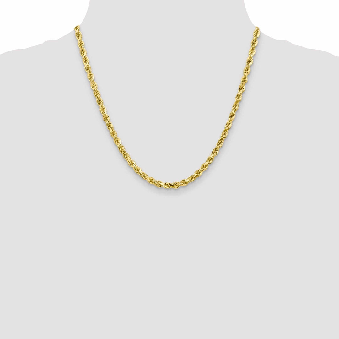 Lovely Rita's Chains 10k Yellow Gold 5mm D.C Rope Chain