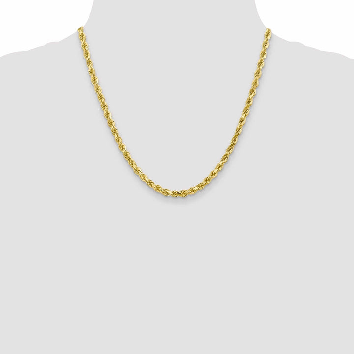 Lovely Rita's Chains 10k Yellow Gold 5mm D.C Rope Chain