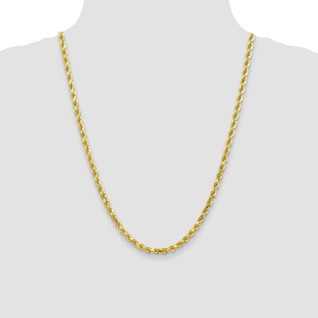 Lovely Rita's Chains 10k Yellow Gold 5mm D.C Rope Chain