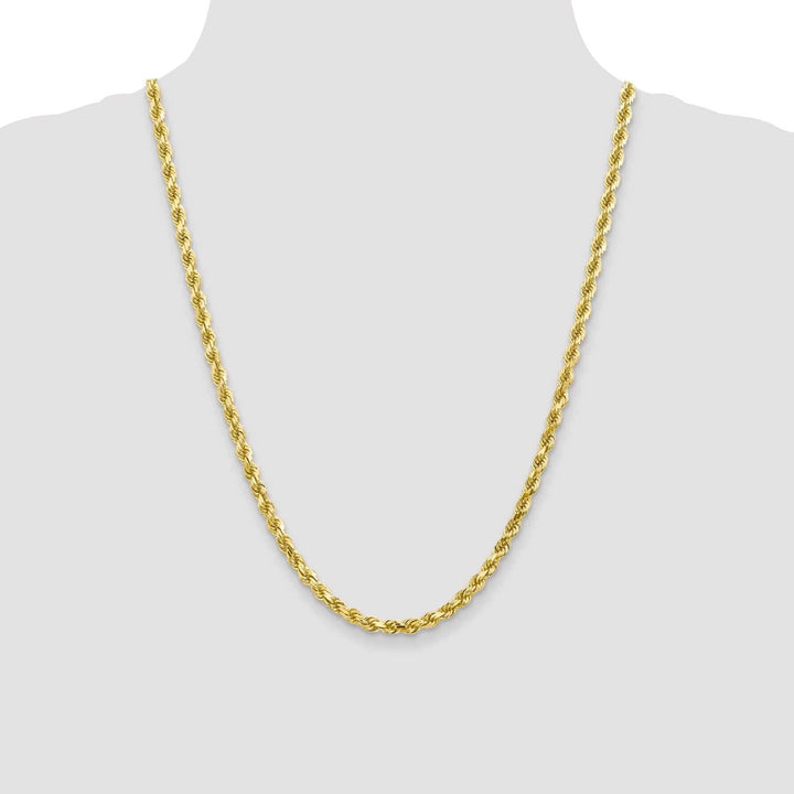 Lovely Rita's Chains 10k Yellow Gold 5mm D.C Rope Chain