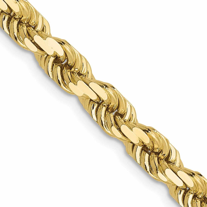 Lovely Rita's Chains 10k Yellow Gold 5mm D.C Rope Chain