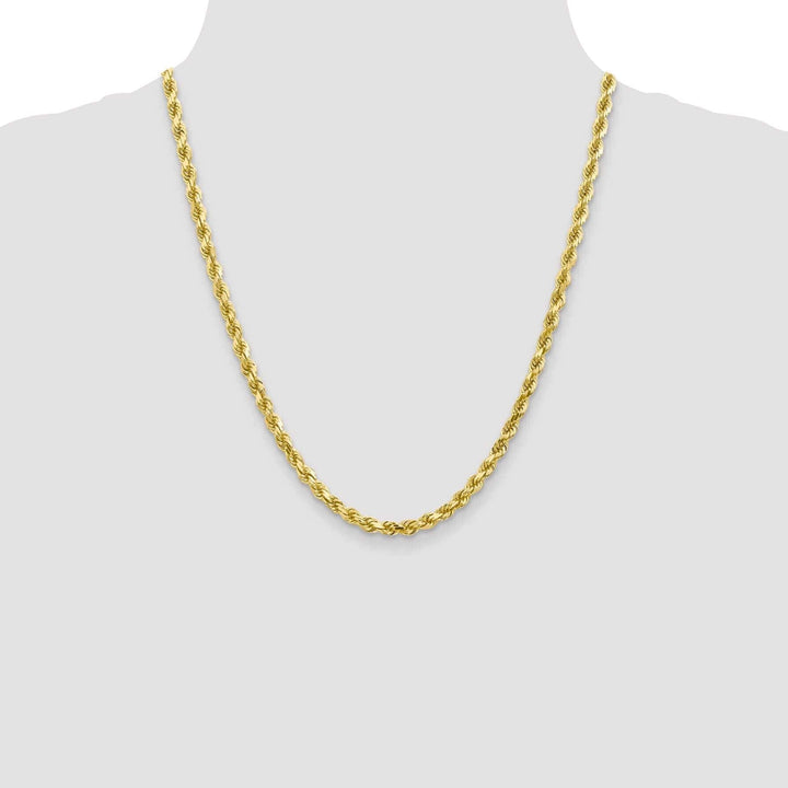 Lovely Rita's Chains 10k Yellow Gold 5mm D.C Rope Chain