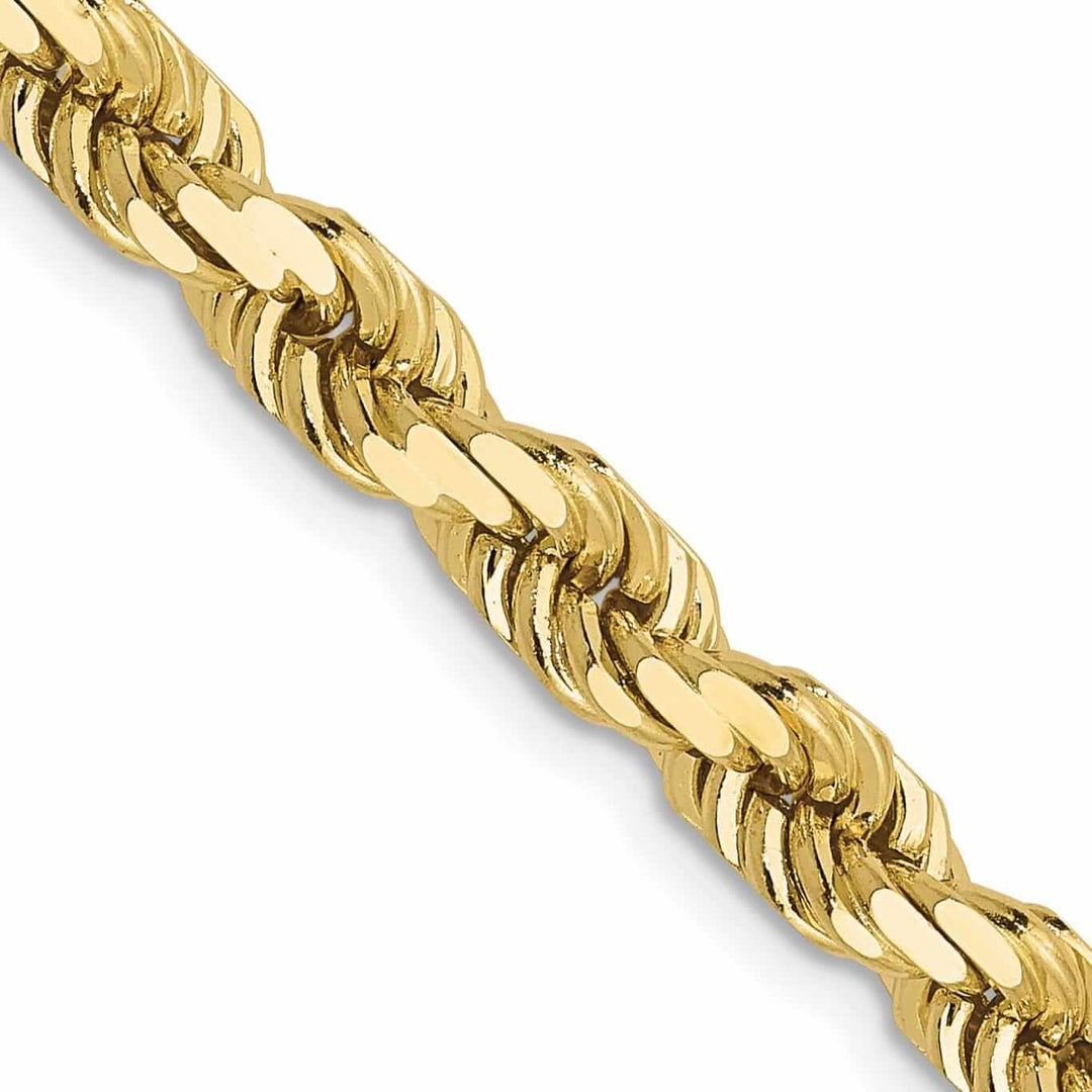 Lovely Rita's Chains 10k Yellow Gold 5mm D.C Rope Chain